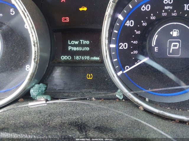 2012 Hyundai Sonata Gls მანქანა იყიდება აუქციონზე, vin: 5NPEB4AC1CH498295, აუქციონის ნომერი: 44807842