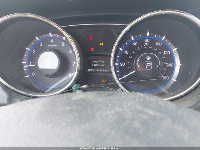 2012 Hyundai Sonata Gls მანქანა იყიდება აუქციონზე, vin: 5NPEB4AC1CH498295, აუქციონის ნომერი: 44807842