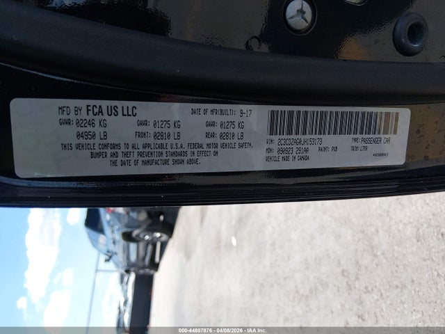 Dodge Challenger Sxt 2018 2C3CDZAG0JH153173 Image 9