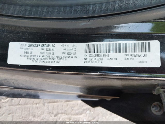 Aukcja sprzedaży 2012 Chrysler 200 Lx, vin: 1C3CCBAB9CN104045, numer aukcji: 44807975