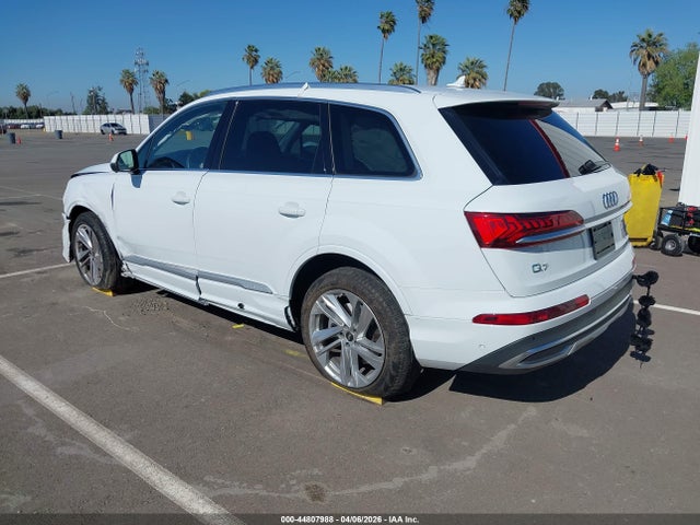 44807988 :رقم المزاد ، WA1LXBF72ND013836 vin ، 2022 Audi Q7 Premium Plus 55 Tfsi Quattro Tiptronic مزاد بيع