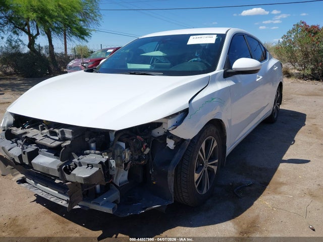 2022 Nissan Sentra Sv Xtronic Cvt მანქანა იყიდება აუქციონზე, vin: 3N1AB8CV3NY252104, აუქციონის ნომერი: 44807990