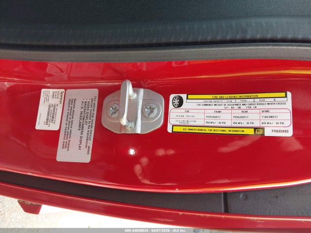 2015 Dodge Grand Caravan Sxt მანქანა იყიდება აუქციონზე, vin: 2C4RDGCG0FR635893, აუქციონის ნომერი: 44808024