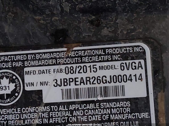 3JBPEAR26GJ000414 Can-Am Maverick Max