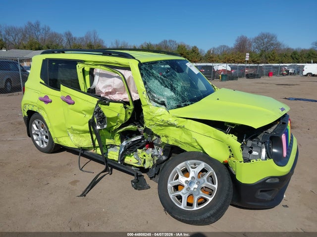 2018 Jeep Renegade Latitude Fwd მანქანა იყიდება აუქციონზე, vin: ZACCJABB8JPJ30860, აუქციონის ნომერი: 44808245
