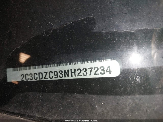 Dodge Challenger Srt Hellcat 2022 2C3CDZC93NH237234 Image 9