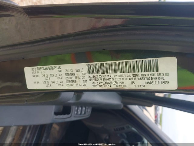 Продаж на аукціоні авто 2010 Jeep Liberty Sport, vin: 1J4PP2GK6AW181658, номер лоту: 44808298