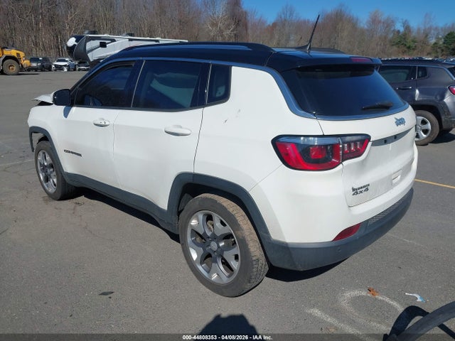 Продаж на аукціоні авто 2018 Jeep Compass Limited 4x4, vin: 3C4NJDCB9JT212567, номер лоту: 44808353