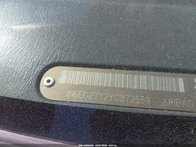 2000 NISSAN FRONTIER 1N6ED27Y2YC372559 Photo 8