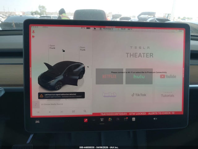 Aukcja sprzedaży 2024 Tesla Model Y Long Range Single Motor Rear-wheel Drive/rwd, vin: 7SAYGDED3RF105411, numer aukcji: 44808530