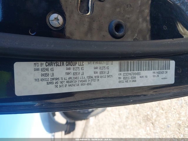 2013 DODGE CHALLENGER 2C3CDYAG7DH548921 Photo 8