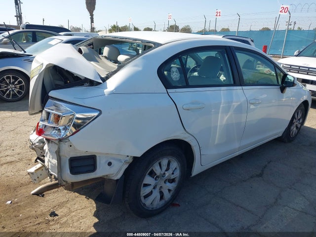 2012 Honda Civic Lx მანქანა იყიდება აუქციონზე, vin: 19XFB2F58CE107019, აუქციონის ნომერი: 44809007