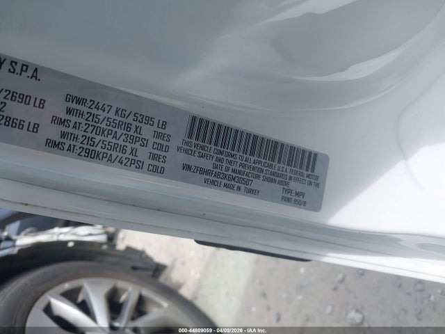 2019 RAM PROMASTER CITY ZFBHRFAB3K6M30507 Photo 8