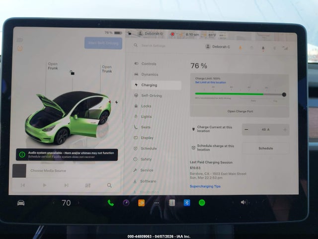Продаж на аукціоні авто 2024 Tesla Model Y Long Range Dual Motor All-wheel Drive, vin: 7SAYGDEE7RF190536, номер лоту: 44809063