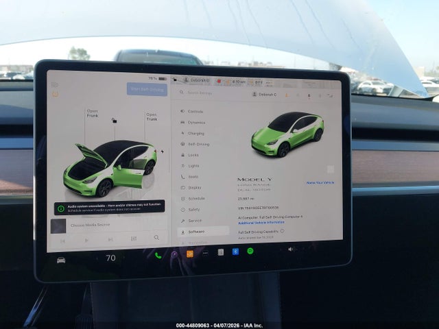 Продаж на аукціоні авто 2024 Tesla Model Y Long Range Dual Motor All-wheel Drive, vin: 7SAYGDEE7RF190536, номер лоту: 44809063