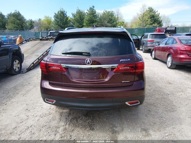 Продаж на аукціоні авто 2016 Acura Mdx Technology   Acurawatch Plus Packages/technology Package, vin: 5FRYD4H4XGB007859, номер лоту: 44809077