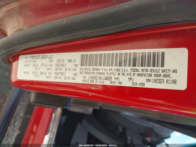 Продаж на аукціоні авто 2010 Jeep Wrangler Sport, vin: 1J4GA2D18AL130225, номер лоту: 44809104