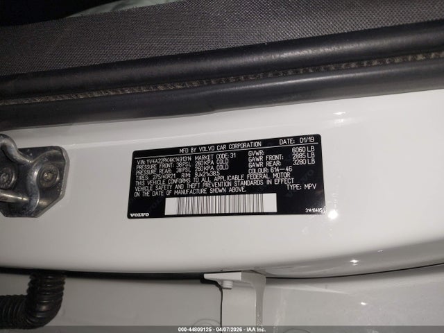 2019 VOLVO XC90 YV4A22PK4K1491314 Photo 8
