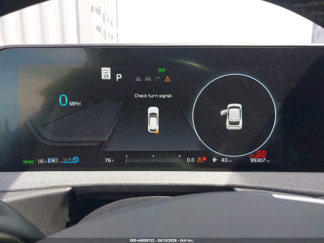 2022 Kia Ev6 Wind მანქანა იყიდება აუქციონზე, vin: KNDC34LA6N5060133, აუქციონის ნომერი: 44809132