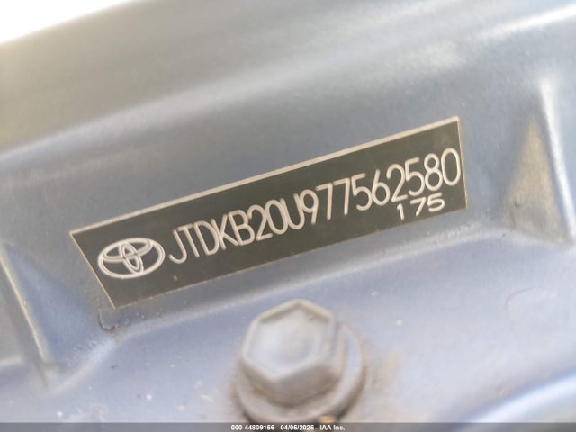 Продажа на аукционе авто 2007 Toyota Prius, vin: JTDKB20U977562580, номер лота: 44809166