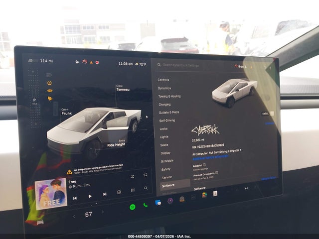 7G2CEHED4SA058605 Tesla Cybertruck All-wheel Drive