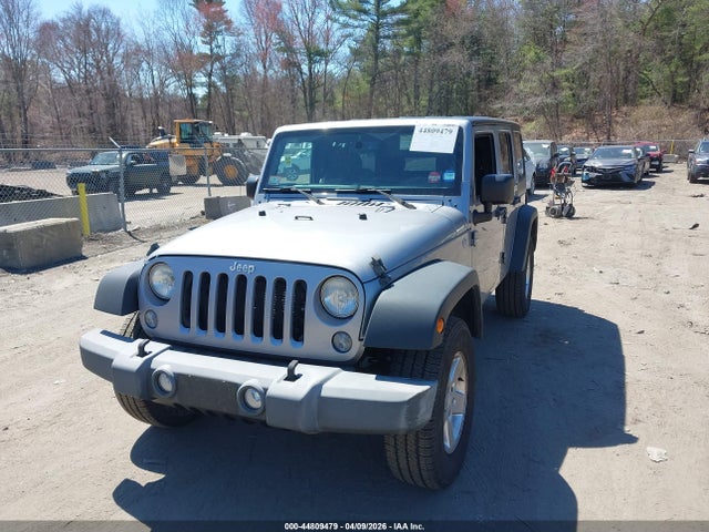 44809479 :رقم المزاد ، 1C4HJWDG1EL101077 vin ، 2014 Jeep Wrangler Unlimited Sport مزاد بيع