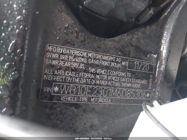 2021 BMW S 1000 WB10E2301M6D85306 Photo 9