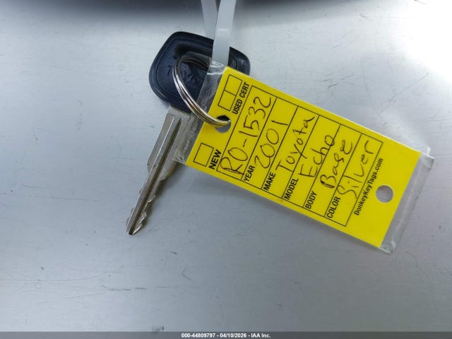 44809797 :رقم المزاد ، JTDAT123410165088 vin ، 2001 Toyota Echo مزاد بيع