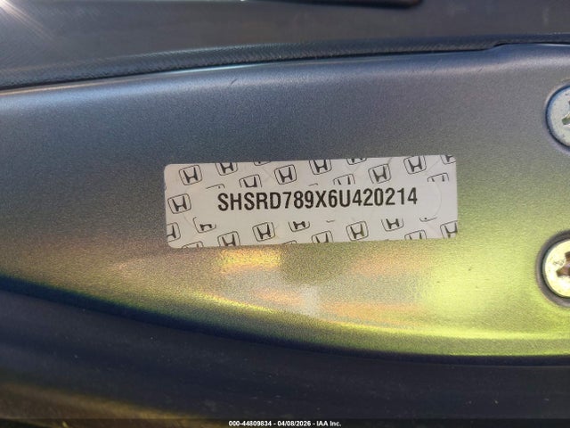 2006 HONDA CR-V SHSRD789X6U420214 Photo 8