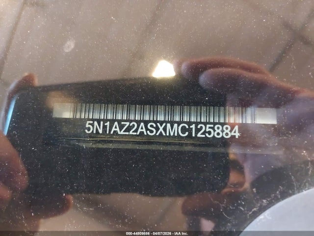 Aukcja sprzedaży 2021 Nissan Murano S Intelligent Awd, vin: 5N1AZ2ASXMC125884, numer aukcji: 44809886
