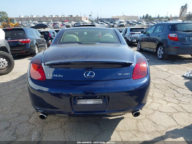 Продажа на аукционе авто 2002 Lexus Sc 430, vin: JTHFN48Y420032433, номер лота: 44809939