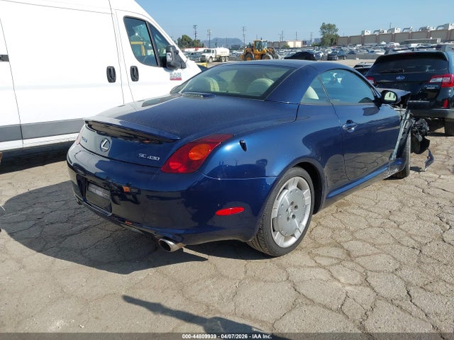Продажа на аукционе авто 2002 Lexus Sc 430, vin: JTHFN48Y420032433, номер лота: 44809939