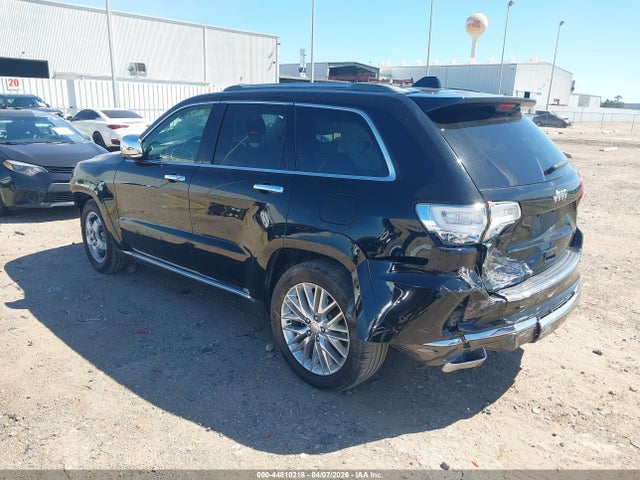 Продаж на аукціоні авто 2018 Jeep Grand Cherokee Summit 4x2, vin: 1C4RJEJG7JC205070, номер лоту: 44810218
