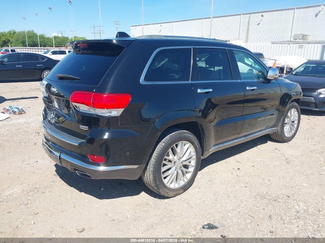 Продаж на аукціоні авто 2018 Jeep Grand Cherokee Summit 4x2, vin: 1C4RJEJG7JC205070, номер лоту: 44810218