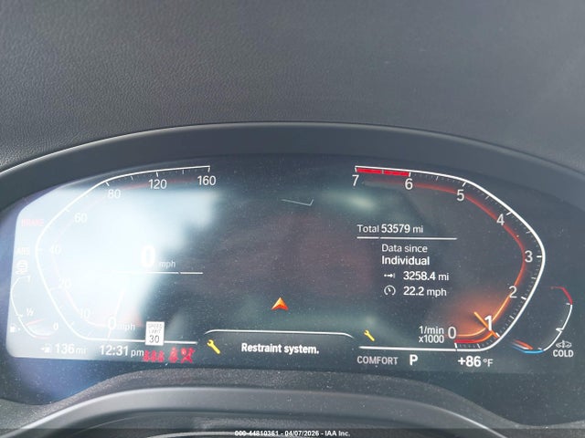 2022 Bmw X3 Sdrive30i მანქანა იყიდება აუქციონზე, vin: 5UX43DP03N9N05683, აუქციონის ნომერი: 44810361