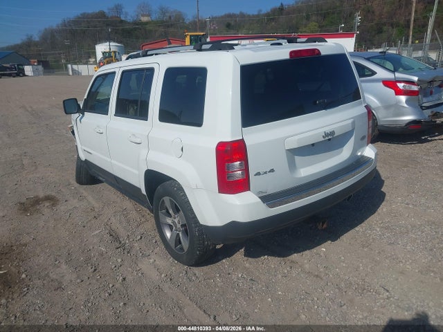 Aukcja sprzedaży 2016 Jeep Patriot High Altitude Edition, vin: 1C4NJRFB1GD595623, numer aukcji: 44810393