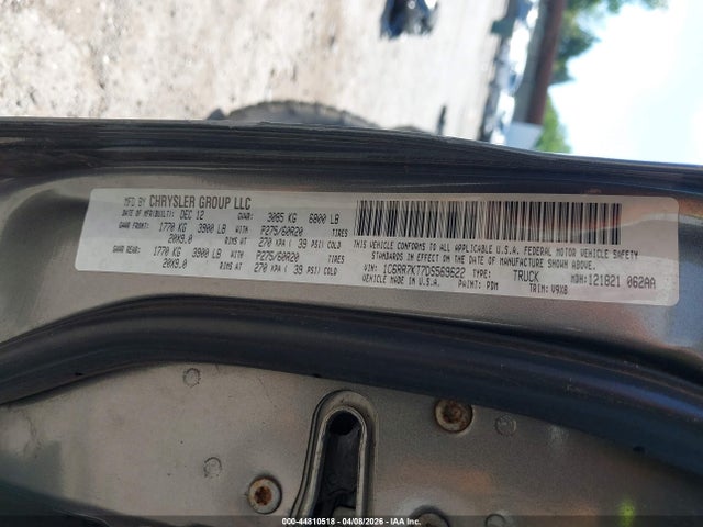 44810518 :رقم المزاد ، 1C6RR7KT7DS569622 vin ، 2013 Ram 1500 Express مزاد بيع