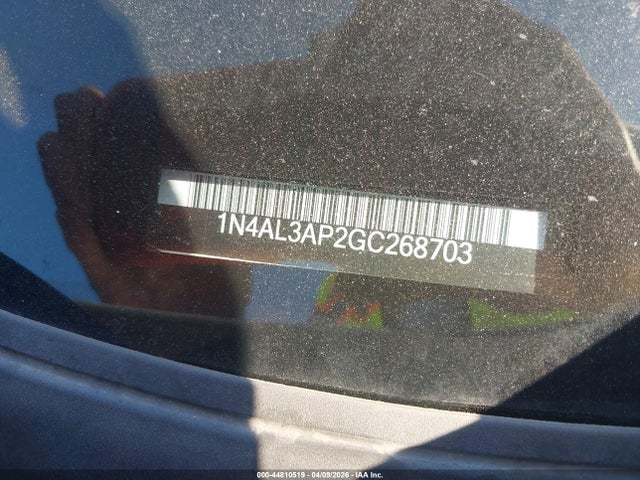 1N4AL3AP2GC268703 Nissan Altima 2.5 Sr