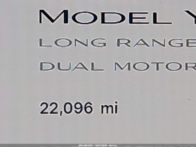 7SAYGDEE0PA188573 Tesla Model Y Awd/long Range Dual Motor All-wheel Drive