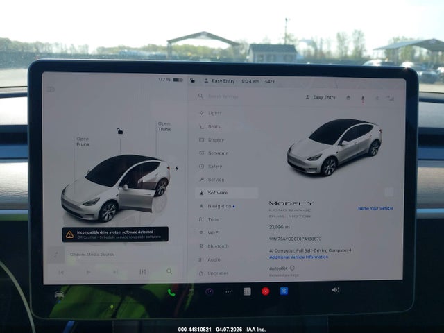 7SAYGDEE0PA188573 Tesla Model Y Awd/long Range Dual Motor All-wheel Drive