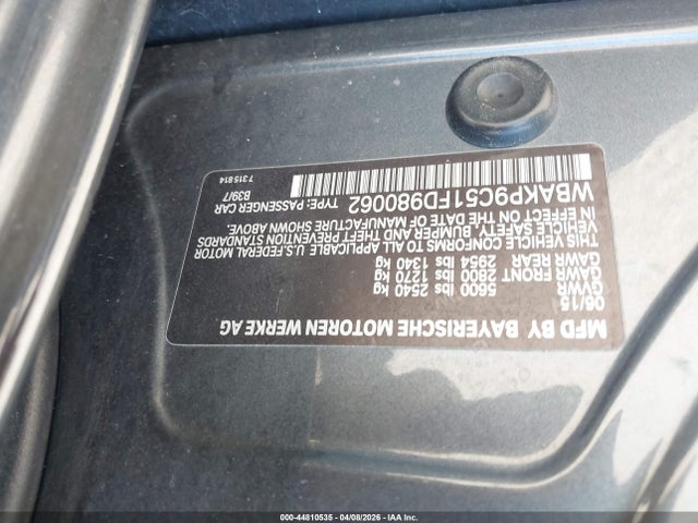 WBAKP9C51FD980062 BMW 550i Xdrive