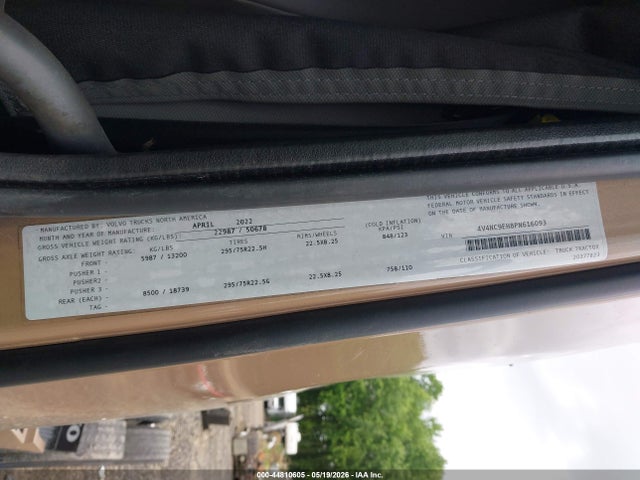 Aukcja sprzedaży 2023 Volvo Vnl, vin: 4V4NC9EH8PN616093, numer aukcji: 44810605
