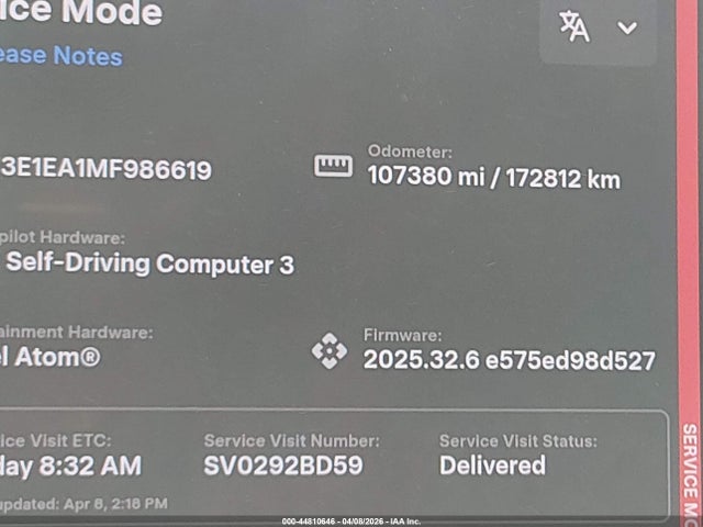 Tesla Model 3 Standard Range Plus Rear-wheel Drive 2021 5YJ3E1EA1MF986619 Image 15