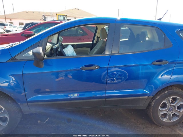 44810683 :رقم المزاد ، MAJ6S3FL6NC468978 vin ، 2022 Ford Ecosport S مزاد بيع