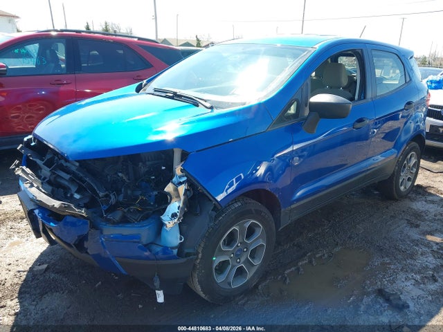 44810683 :رقم المزاد ، MAJ6S3FL6NC468978 vin ، 2022 Ford Ecosport S مزاد بيع