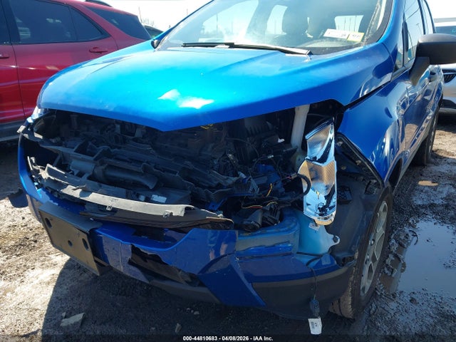 44810683 :رقم المزاد ، MAJ6S3FL6NC468978 vin ، 2022 Ford Ecosport S مزاد بيع