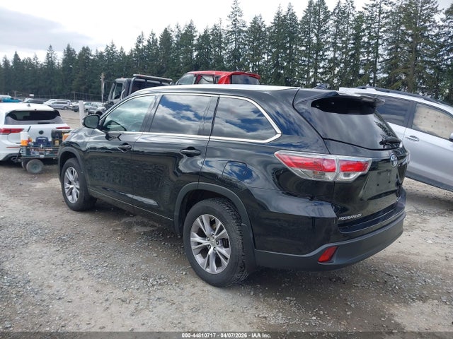 Toyota Highlander Xle V6 2015 5TDJKRFH3FS107050 Image 3
