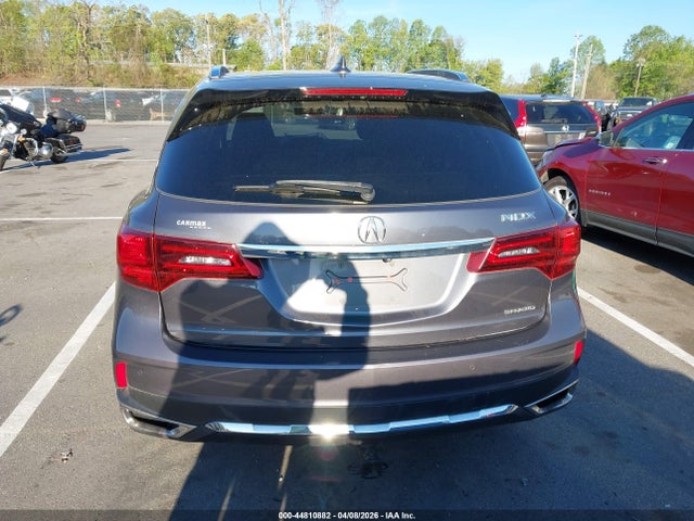 2017 Acura Mdx Advance Package მანქანა იყიდება აუქციონზე, vin: 5FRYD4H82HB018987, აუქციონის ნომერი: 44810882