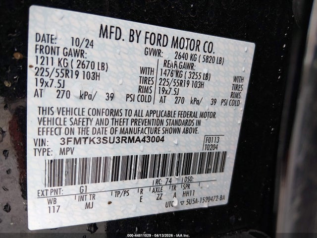 Ford Mustang Mach-e Premium 2024 3FMTK3SU3RMA43004 Image 9