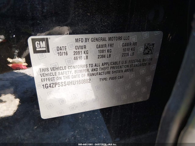 Aukcja sprzedaży 2017 Buick Lacrosse Essence, vin: 1G4ZP5SS4HU160882, numer aukcji: 44811061